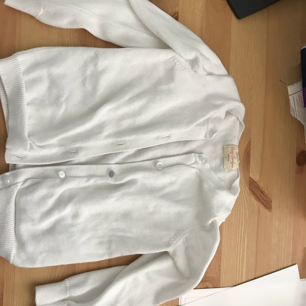 J. Crew kids cardigan 3t white